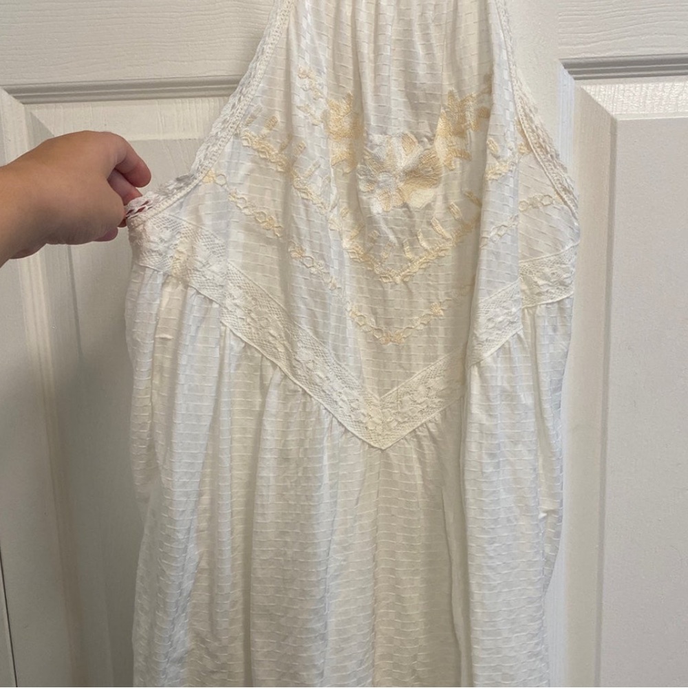 Free People Slip Dress/Cover Up Cream